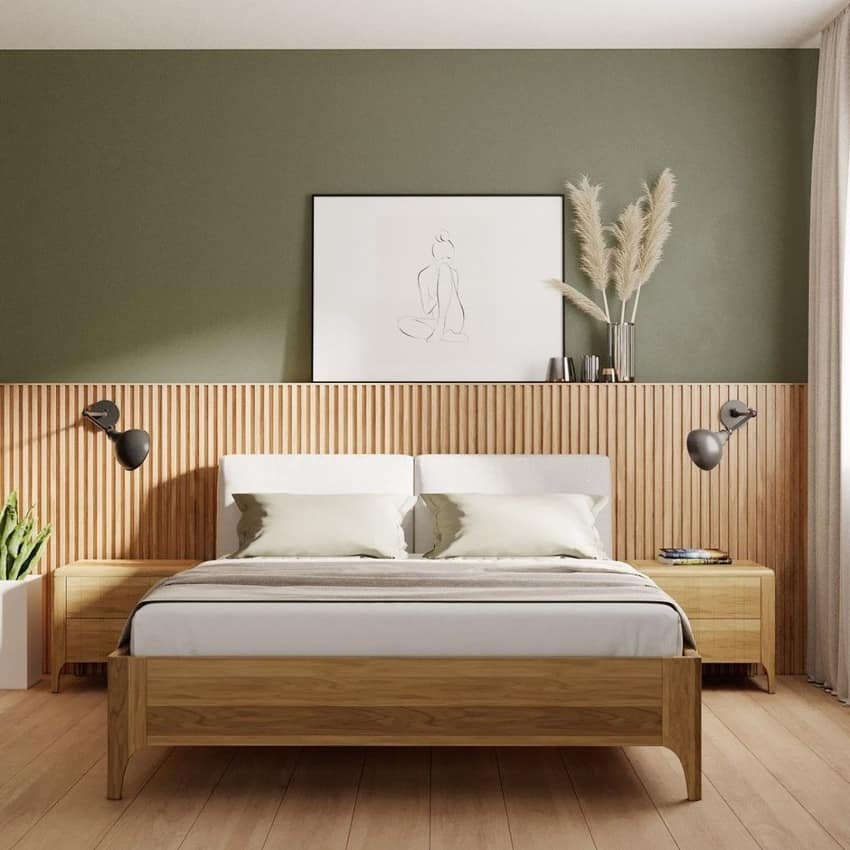 Bedroom wall panel