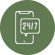 24/7 Online Support