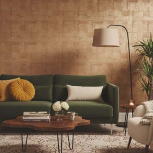 (Elegent spot wallpaper in metallic ) EW