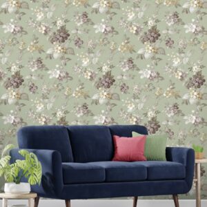 ( Garden Party wallpaper in Living Sofa ) EW