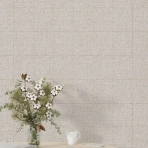 (Grasscloth Illusion Plain Wallpaper) EW