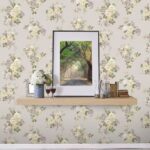 ( Morgana Blooms wallpaper in Botanical Interior ) EW