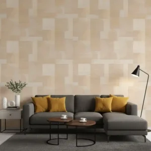 ( Oblique Lines wallpaper in beige ) EW