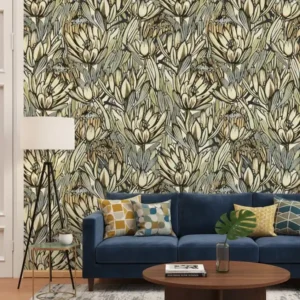 ( Penelope Blume wallpaper in black ) EW