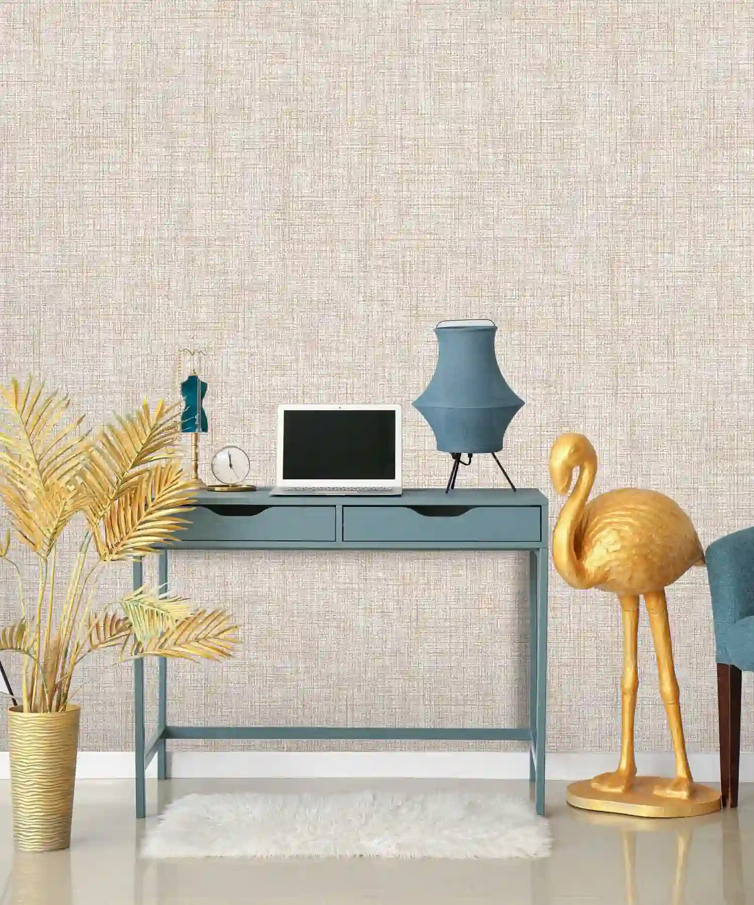 (Tweed Plain Wallpaper) EW