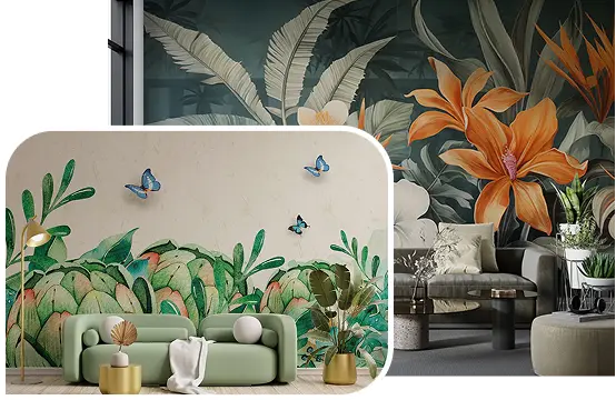 Unique 3D Wallpaper interior Designs