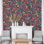 ( Virtus Heritage wallpaper in Living Sofa ) EW