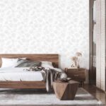 ( Whimsical Dandelions wallpaper in Bedroom ) EW